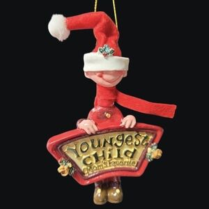Kurt Adler Mom's Favorite-Youngest Child Ornament